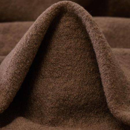 Bouclé, Jersey, Virgin Wool, Cocoa Brown