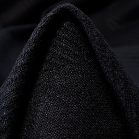 Jersey, Jacquard, Check, Raven Black