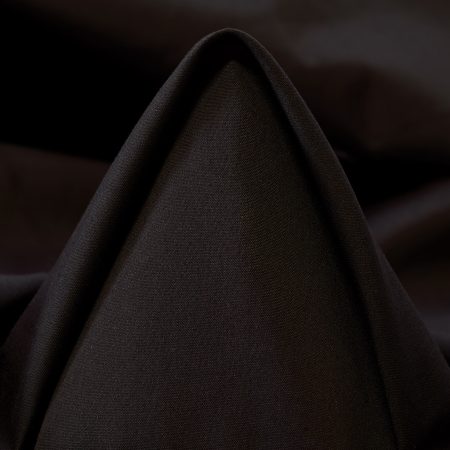 Poplin, Cotton, Elastic, Seal Brown