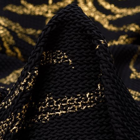 Jersey, Printed, High Elasticity, Rich Gold