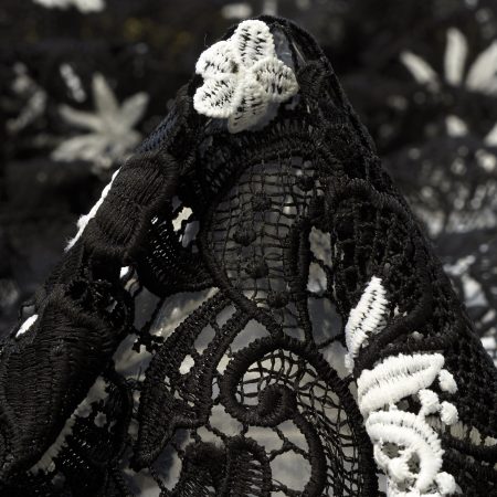 Lace, Raven Black&Brilliant White