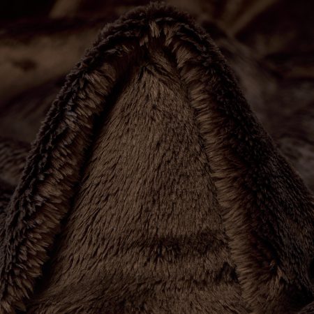 Fake Fur, Jersey, Seal Brown