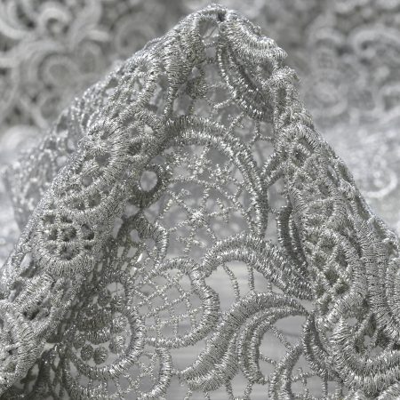 Lace, Polyamid, Silver