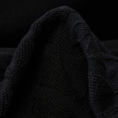 Bouclé, Wool Blend, Raven Black