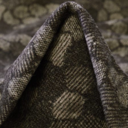 Jacquard, Wool, Mocca