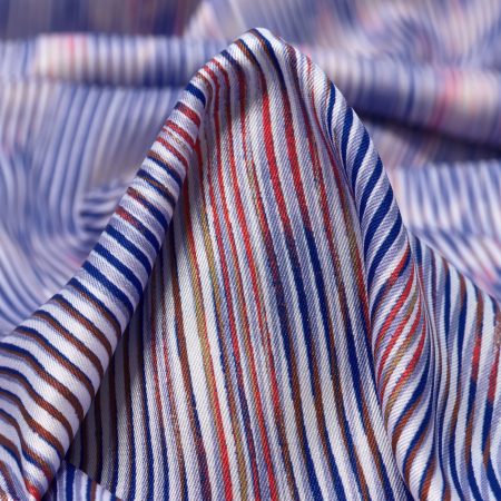 Satin, Twill, Printed, Skydiver&Ivory