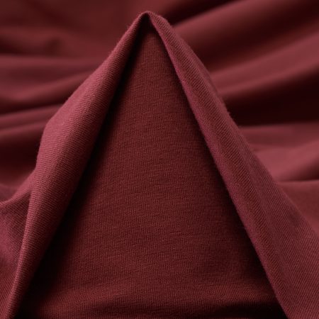 Single Jersey, Cotton, Young Merlot