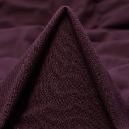 Single Jersey, Cotton, Plum