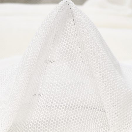 Mesh, Cotton, Brilliant White