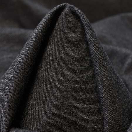 Jersey, Viscose, Melange, Blackened Pearl