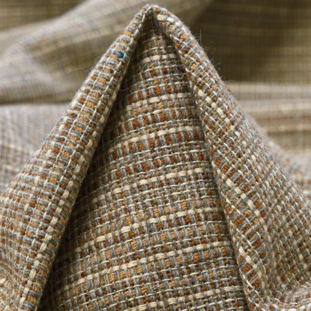 Canvas, Cotton, Stripes, Coca Mocha&Bone White