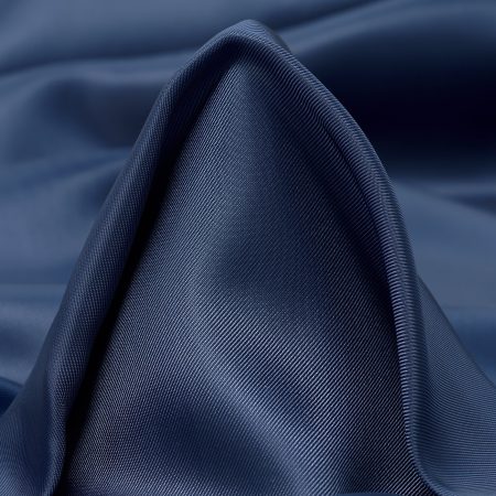 Cupro, Lining, Azure Blue