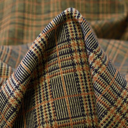 Jersey, Jacquard, Glencheck, Caramel&Sage