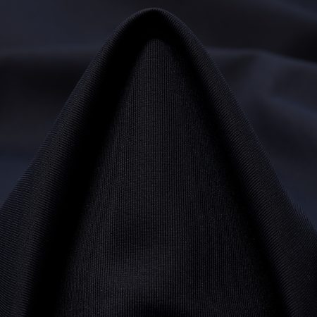 Double Jersey, Viscose, Raven Black&Bitter Chocolate