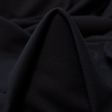 Twill, Viscose, Elastic, Raven Black
