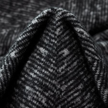 , Cotton, Wool, Jet Black&Vapor Blue