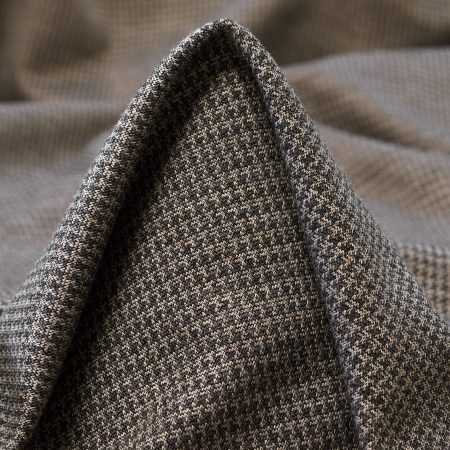 Jersey, Jacquard, Houndstooth, Stone