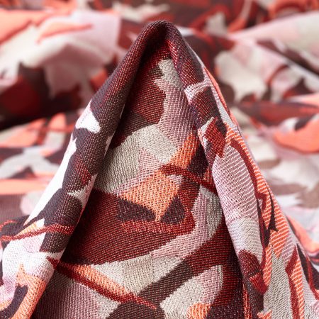Jacquard, Apricot Blush&Vintage Rose