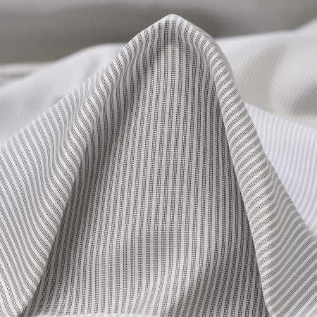 Lining, Cupro, Stripes, Vulcan&Brilliant White
