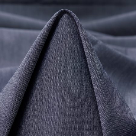 Poplin, Cotton Elastic, Melange, Stonewashed Denim