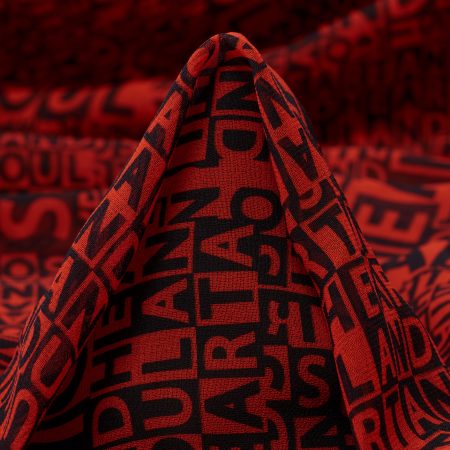 Chiffon, Printed, Adrenaline Rush&Raven Black