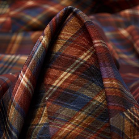 Techno Jersey, Check, Multicolor