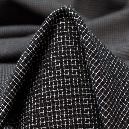 Canvas, Cotton Wool, Elastic, Raven Black&Snow White