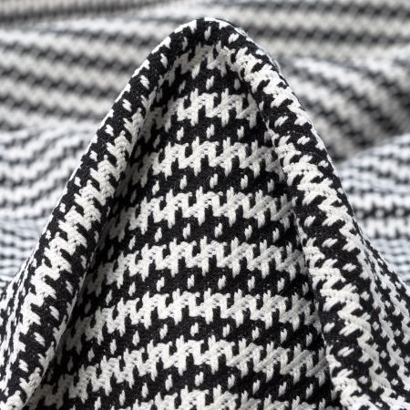 Jacquard, Elastic, Chanel, Snow White&Raven Black