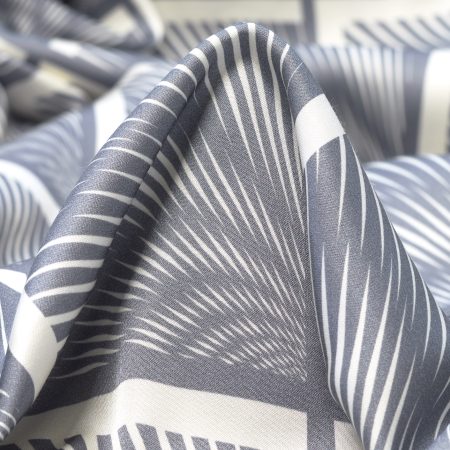 Satin, Viscose, Elastic, Chiseled Stone&Marshmallow