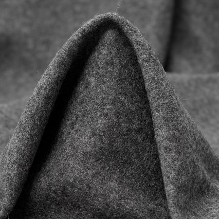 Jersey, Wool, Melange, Graphite