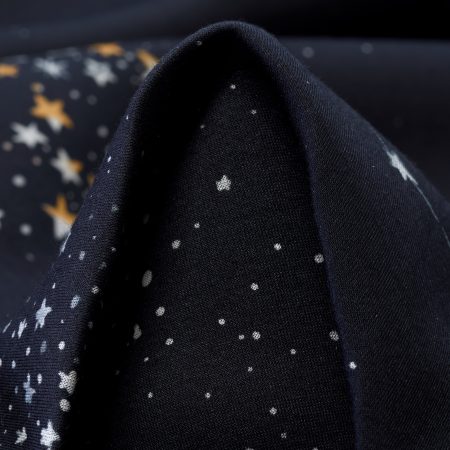 Jersey, Neoprene, Printed, Midnight Blue