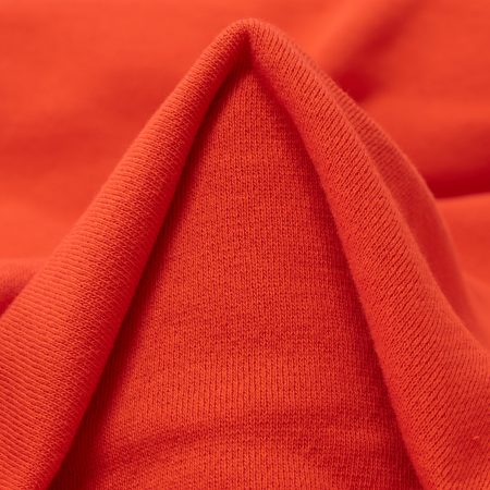 Jersey, French Terry, Cotton, Poppy Red