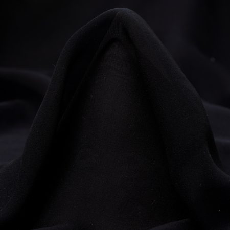 Chiffon, Silk, Raven Black
