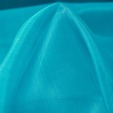 Silk, Organza, Horizon Blue