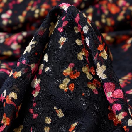 Chiffon, Fil Coupé, Adrenaline Rush&Raven Black