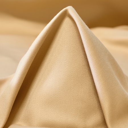 Satin, Cotton, Elastic, Creme Brûlée
