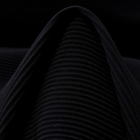 Jersey, Ribs, Elastic, Raven Black