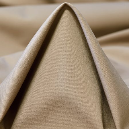 Poplin, Cotton Elastic, Light Taupe