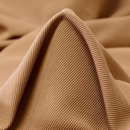 Double, Jersey, Elastic, Latte