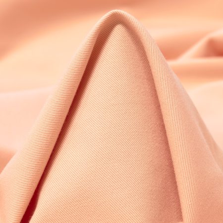 Gabardine, Cotton Viscose, Elastic, Pale Peach