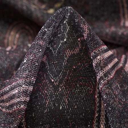 Tulle, Elastic, Printed, Moonless Night