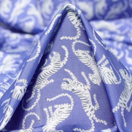 Techno Jersey, Animal, High Elasticity, Cornflower Blue&Brilliant White