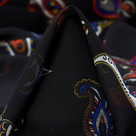 Chiffon, Paisley, Red Alert&Raven Black