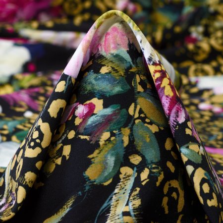 Techno Jersey, Printed, High Elasticity, Color Mix