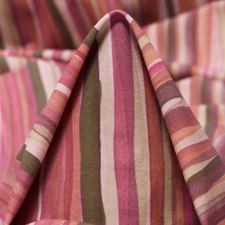 Techno Jersey, Stripes, High Elasticity, Pink Power