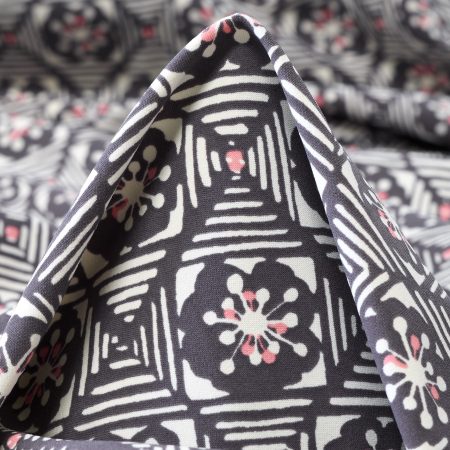 Techno Jersey, Printed, High Elasticity, Pavement