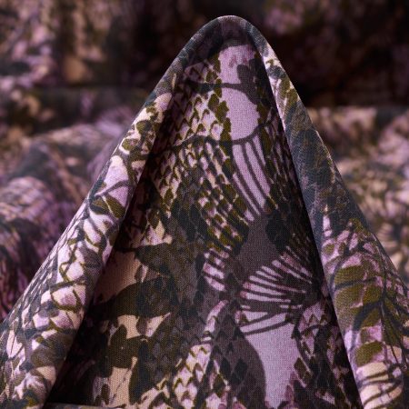 Techno Jersey, Printed, High Elasticity, Sparrow&Strawberry Cream