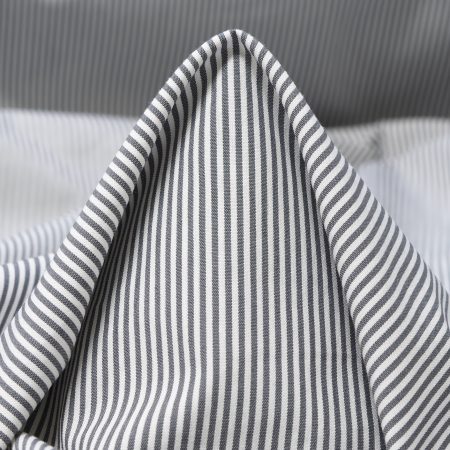 Poplin, Viscose, Stripes, Chiseled Stone&Marshmallow