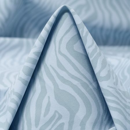 Techno Jersey, Printed, High Elasticity, Illusion Blue