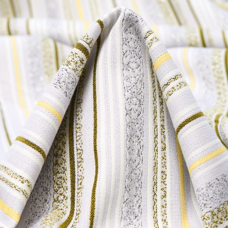 Jacquard, Viscose Elastic, Lurex, Cypress&Pale Lilac